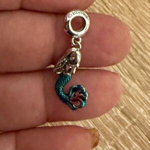 Disney Teal and Silver Mermaid Charm Bracelet